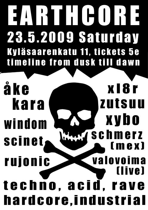 23.05.2009 Earthcore @ Squat Satama, Helsinki (FI)