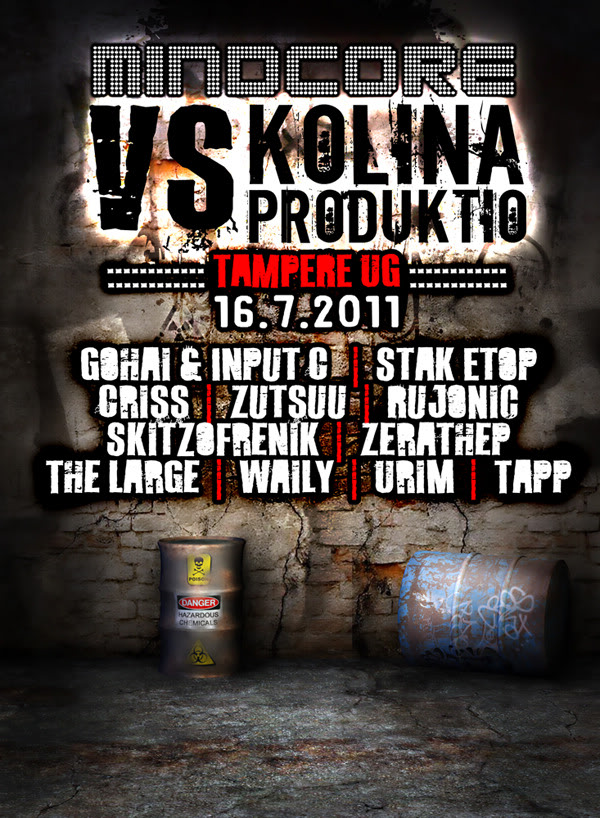 16.07.2011 Mindcore vs. Kolina-Produktio @ UG, Tampere (FI)